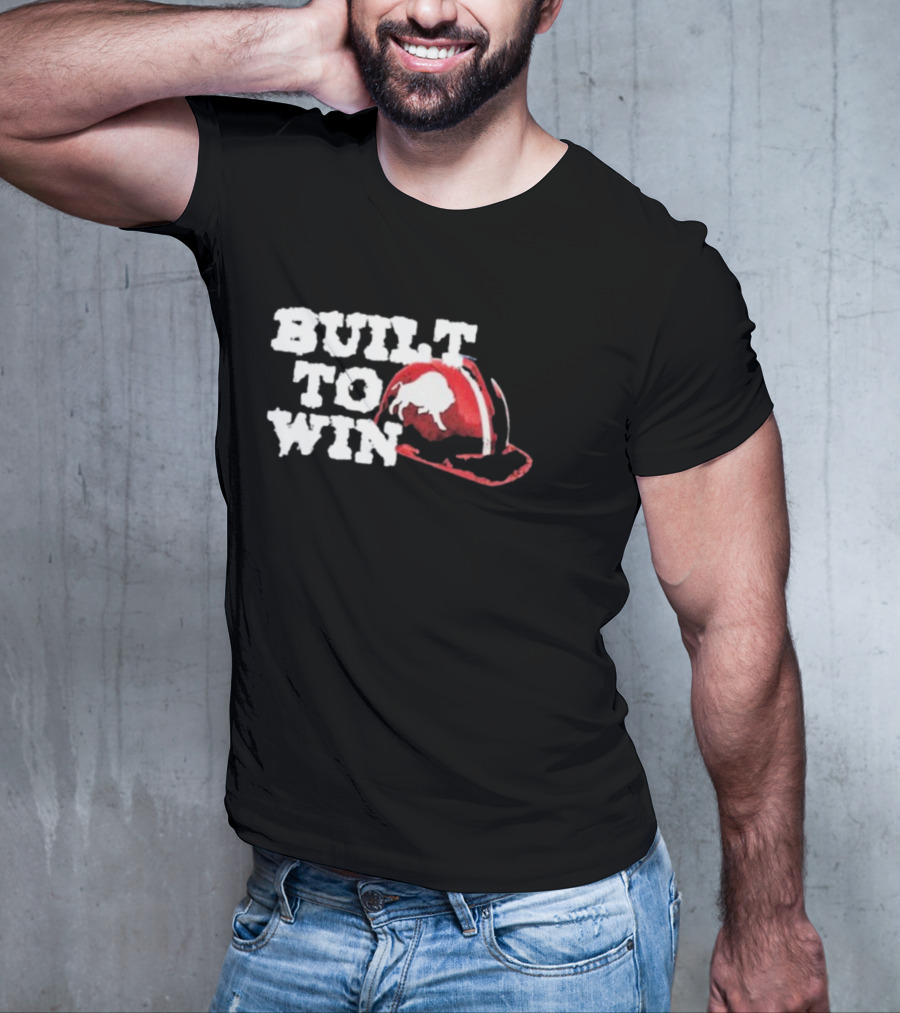Buffalo Bills Built To Win Helmet Graphic T-Shirt