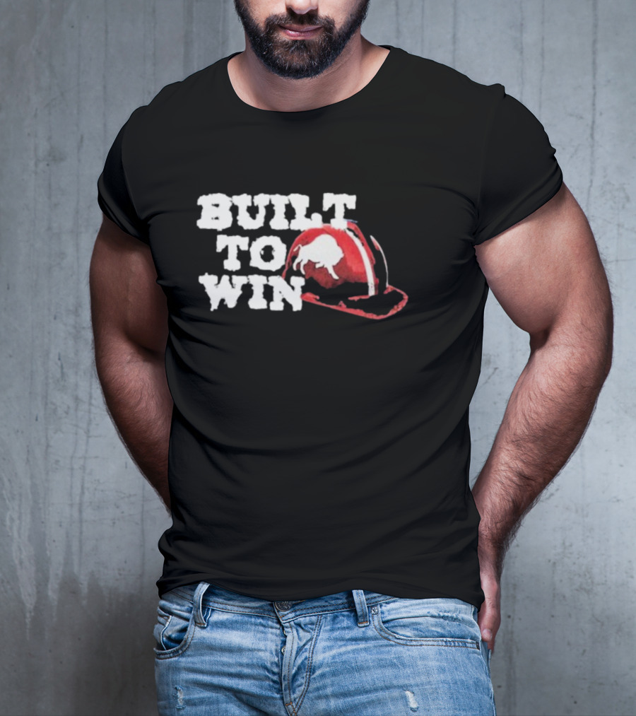 Buffalo Bills Built To Win Helmet Graphic T-Shirt