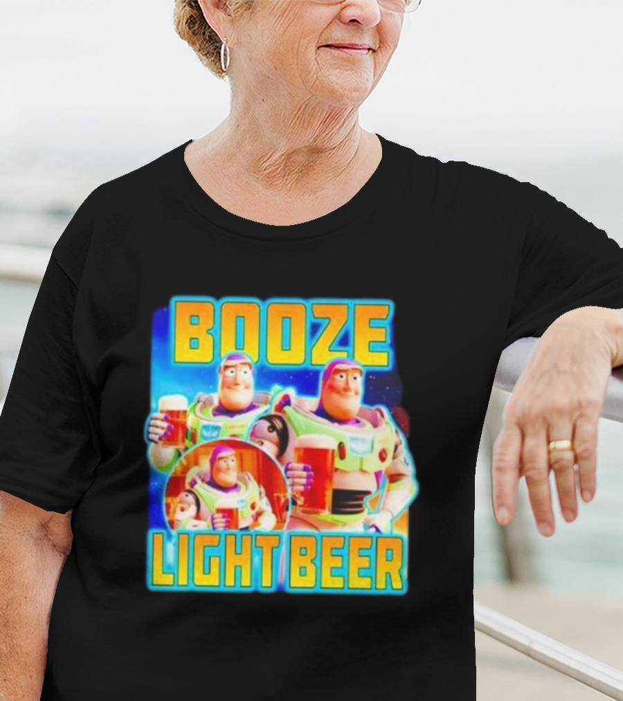 Buzz Lightyear Booze Light Beer Toy Story Parody T-Shirt