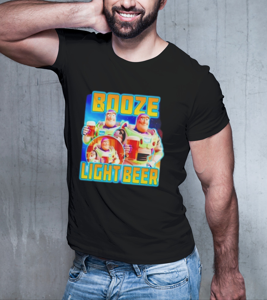 Buzz Lightyear Booze Light Beer Toy Story Parody T-Shirt