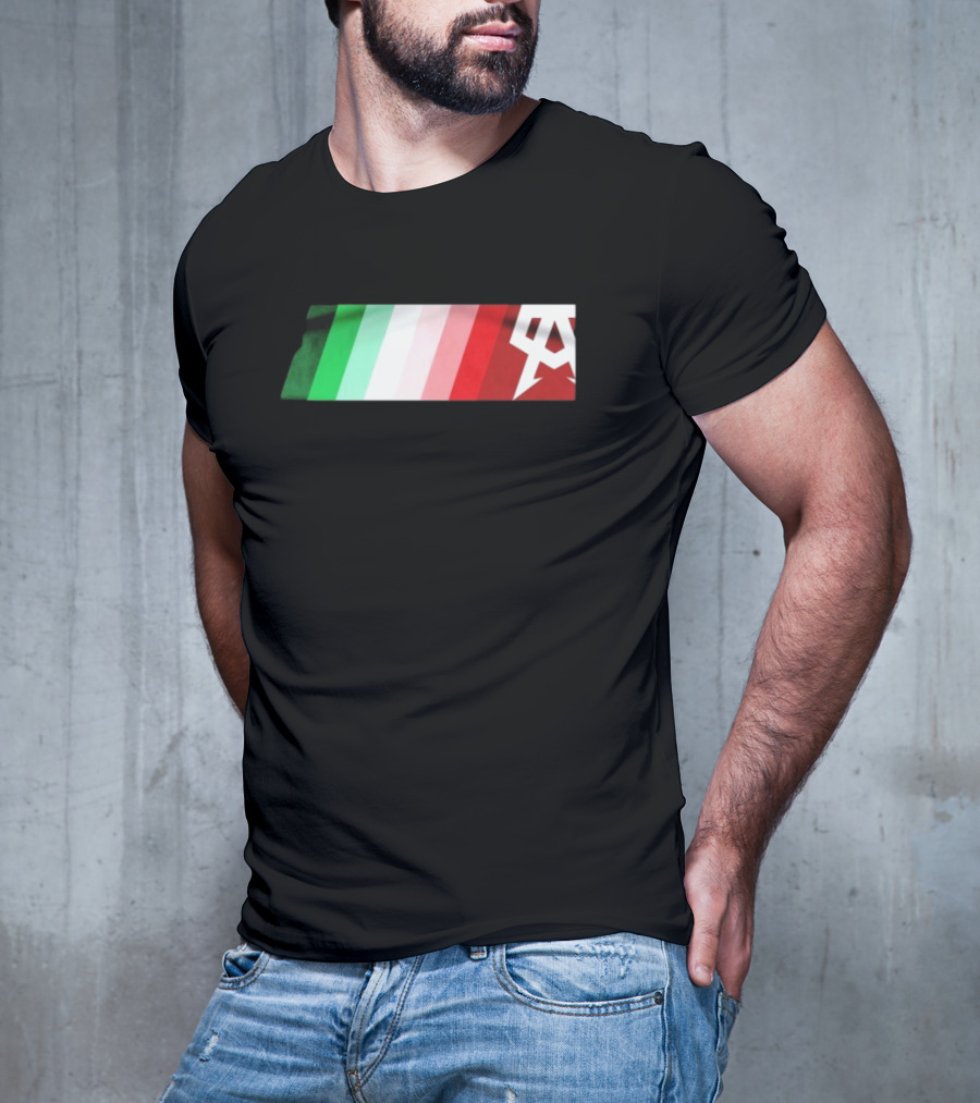 Canelo Alvarez Mexico Boxing Green White Red Symbol T-Shirt