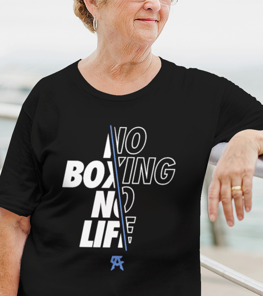 Canelo Alvarez No Boxing No Life Stylized Text With Icon T-Shirt