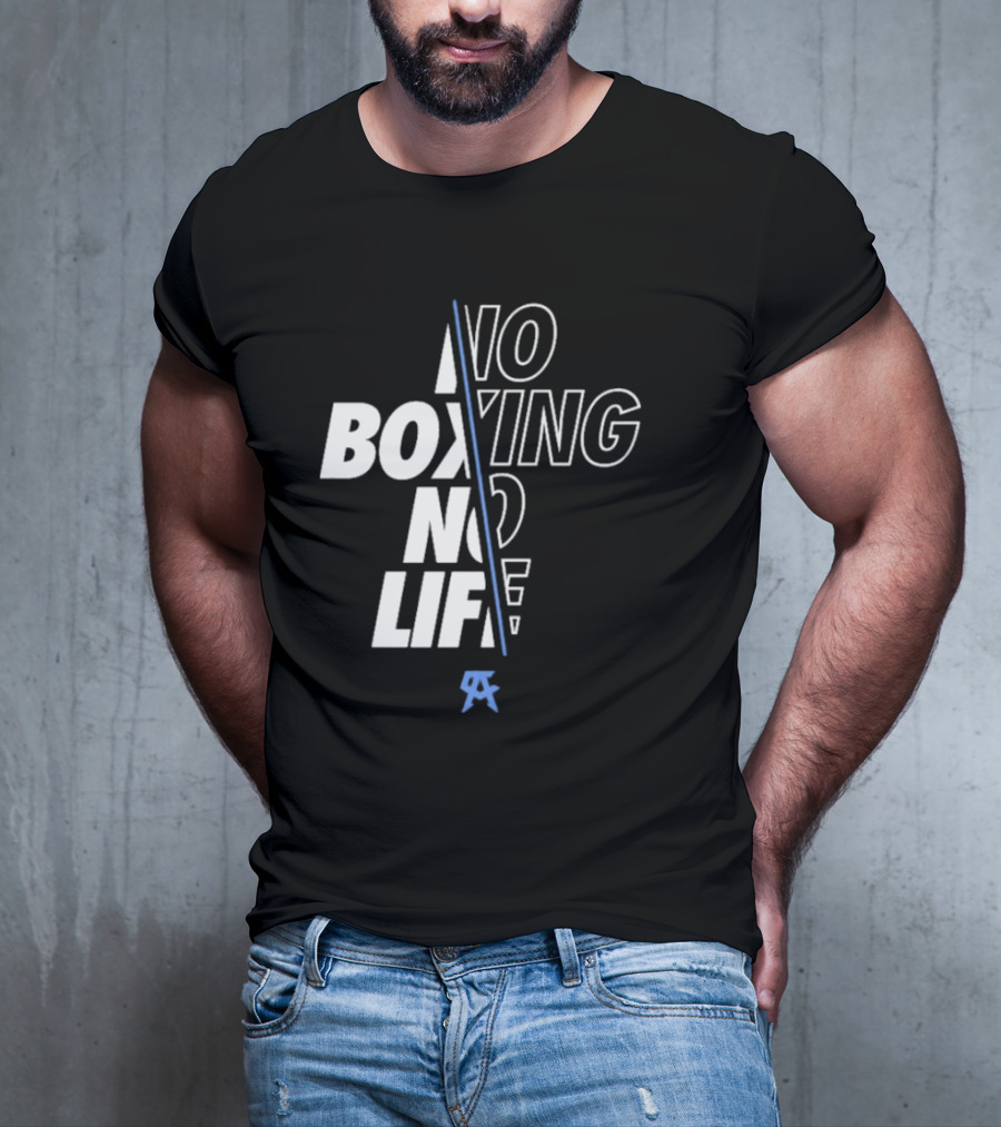 Canelo Alvarez No Boxing No Life Stylized Text With Icon T-Shirt