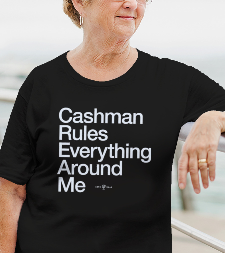 Cashman Rules Everything Around Me Trophy Symbol T-Shirt