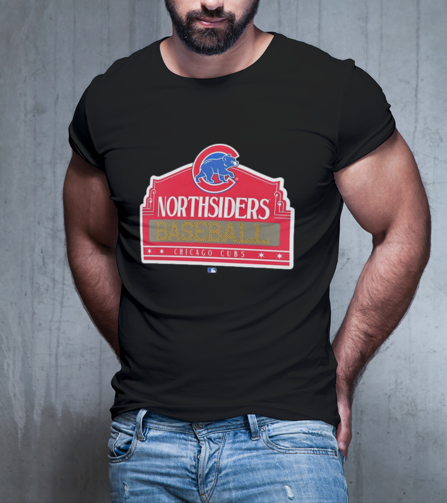Northsiders Baseball Chicago Cubs Bear Emblem T-Shirt