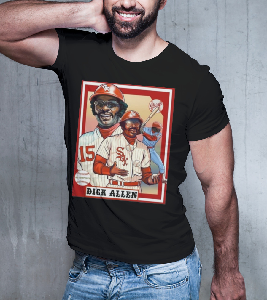 Dick Allen Chicago White Sox AL MVP 1972 Vintage Baseball Legend T-Shirt