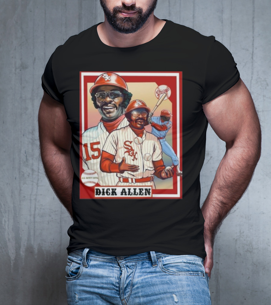 Dick Allen Chicago White Sox AL MVP 1972 Vintage Baseball Legend T-Shirt