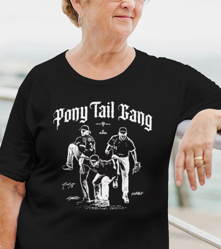 Pony Tail Gang Chicago White Sox Player Signatures T-Shirt