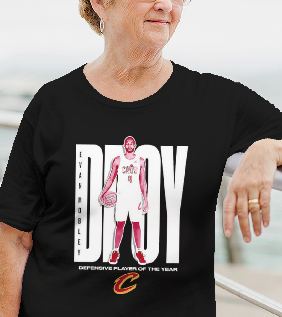 Cleveland Cavaliers Evan Mobley DPOY Defensive Player Of The Year 4 Cavs T-Shirt