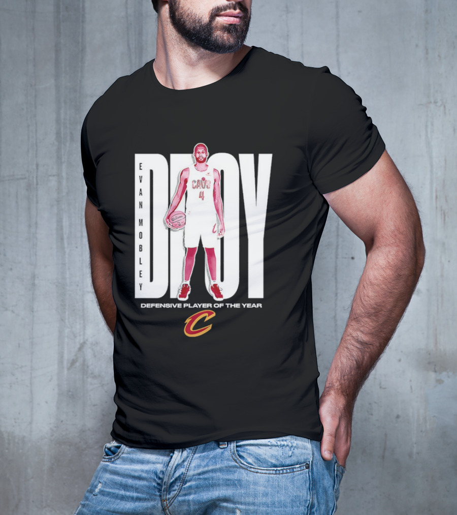 Cleveland Cavaliers Evan Mobley DPOY Defensive Player Of The Year 4 Cavs T-Shirt