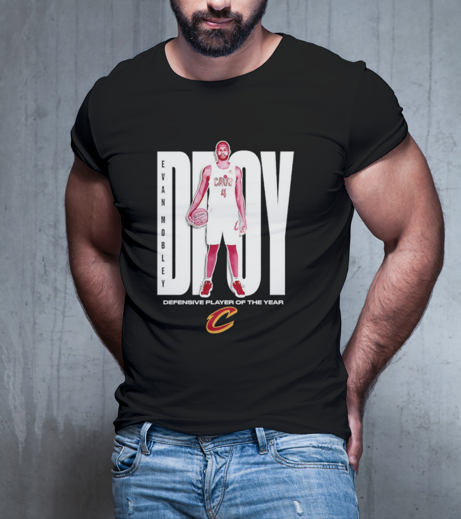 Cleveland Cavaliers Evan Mobley DPOY Defensive Player Of The Year 4 Cavs T-Shirt