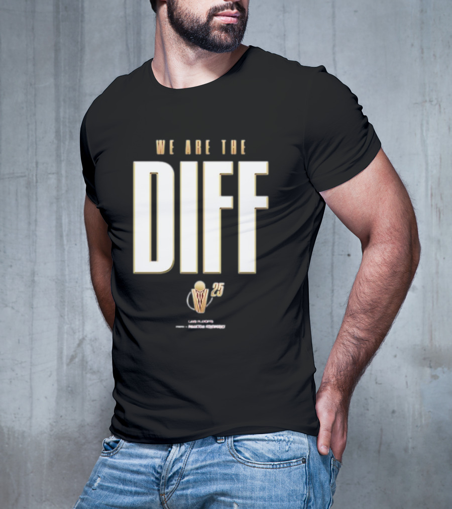 Cleveland Cavaliers We Are The Diff NBA 75 Trophy Logo T-Shirt