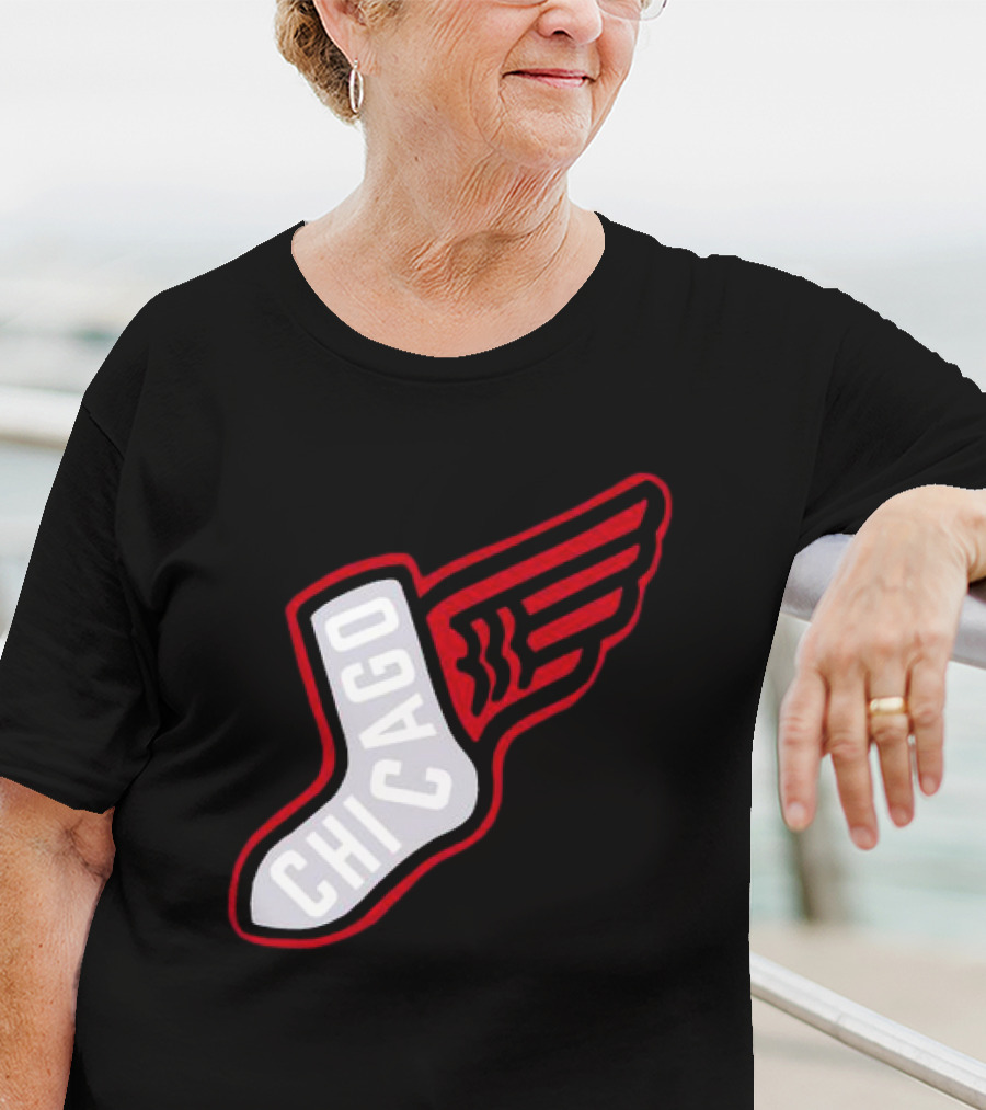 Chicago Winged Sock T-Shirt