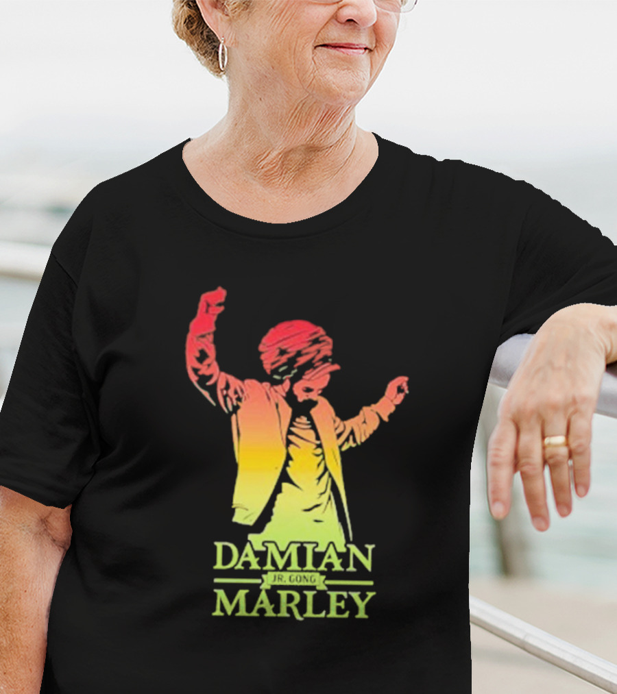 Damian Marley Reggae Colors Dancing T-Shirt