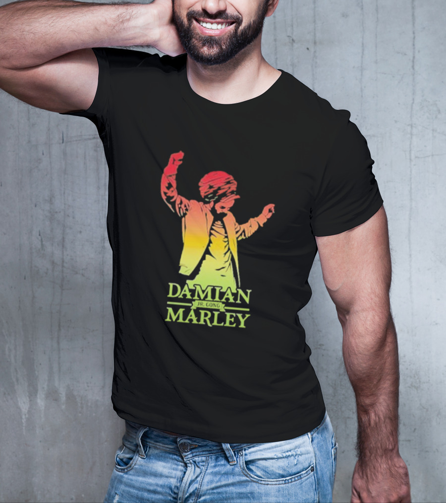 Damian Marley Reggae Colors Dancing T-Shirt