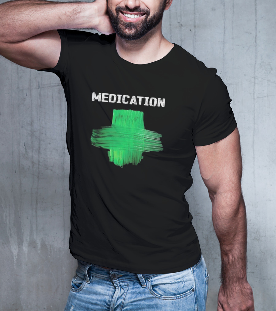 Damian Marley Medication Green Cross T-Shirt