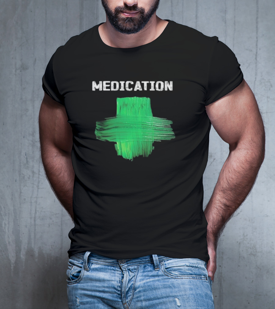 Damian Marley Medication Green Cross T-Shirt