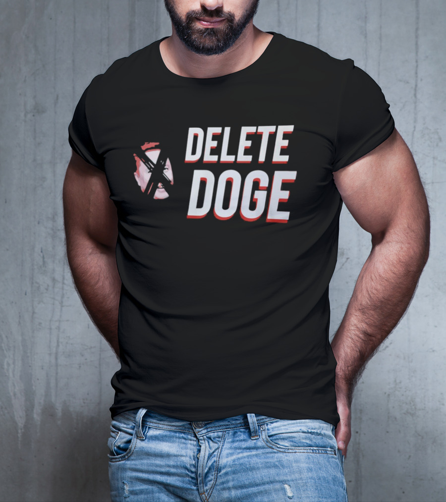 Delete Doge Anti Elon Musk Meme Crossover T-Shirt
