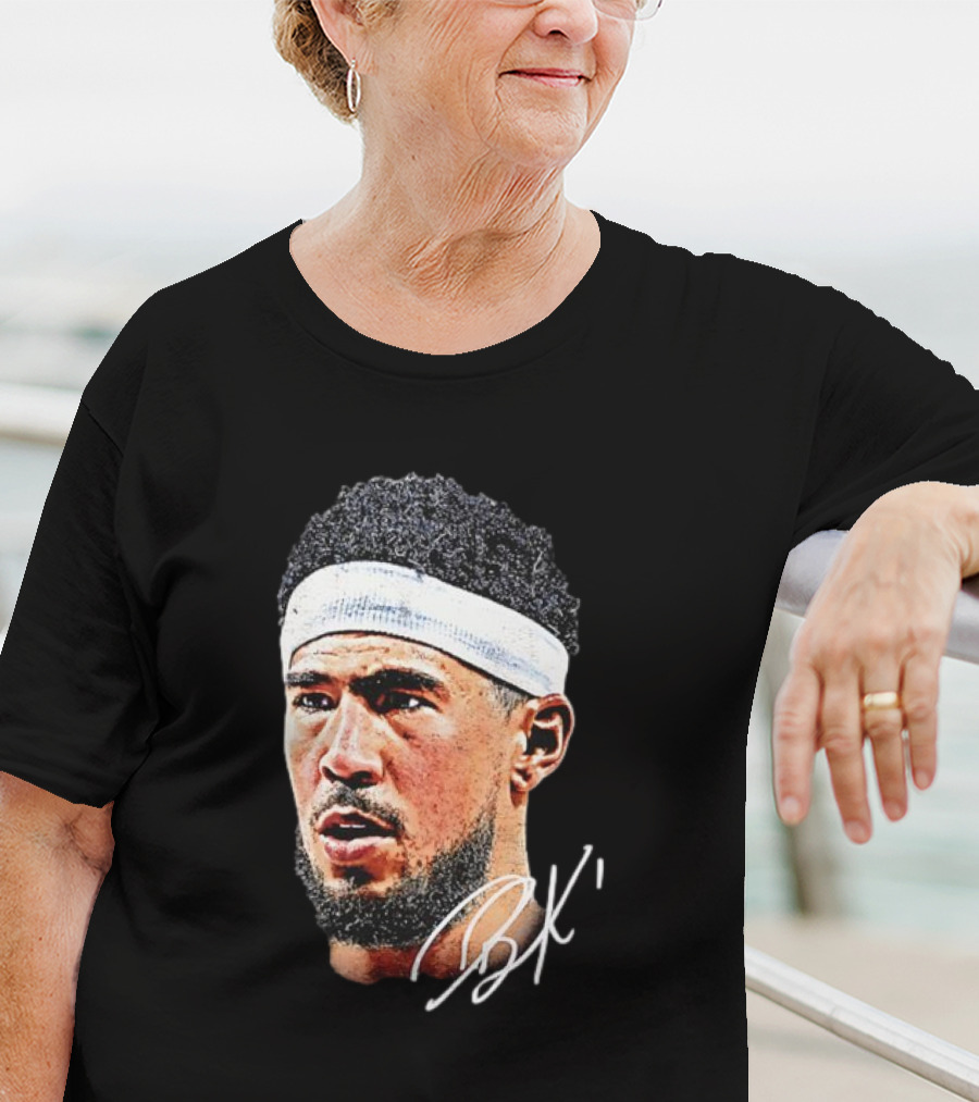 Devin Booker NBA Big Face BK Signature T-Shirt