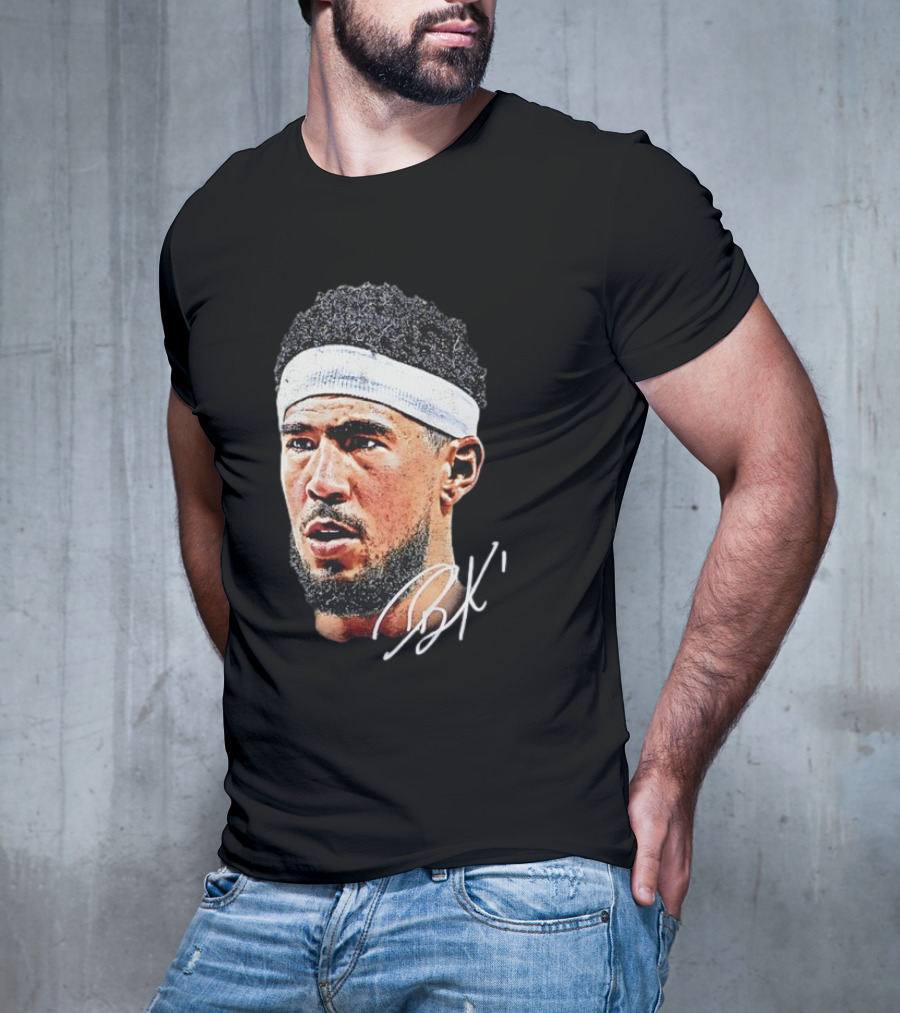 Devin Booker NBA Big Face BK Signature T-Shirt