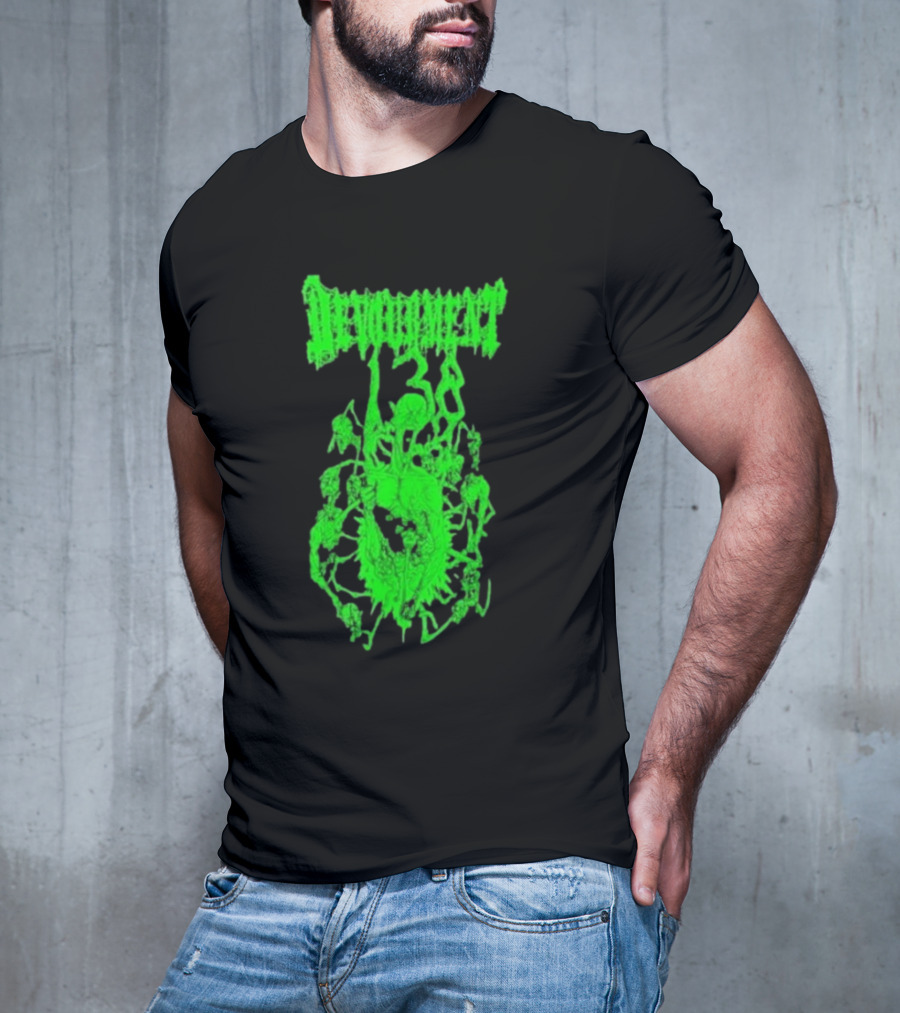 Devourment Butcher The Weak Green Splatter Graphic T-Shirt