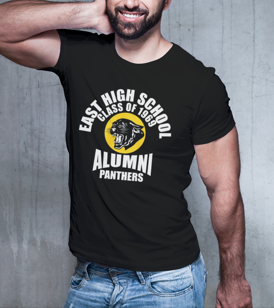 East High School Class Of 1958 Alumni Panthers T-Shirt