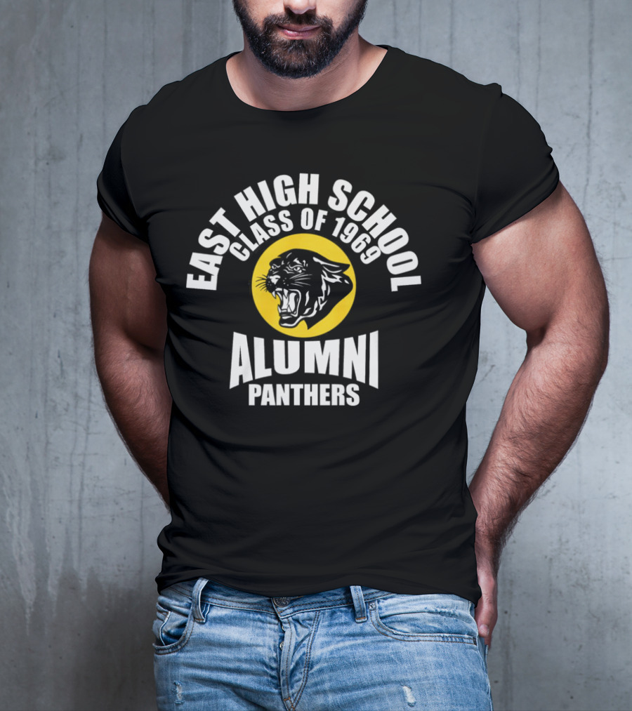 East High School Class Of 1958 Alumni Panthers T-Shirt