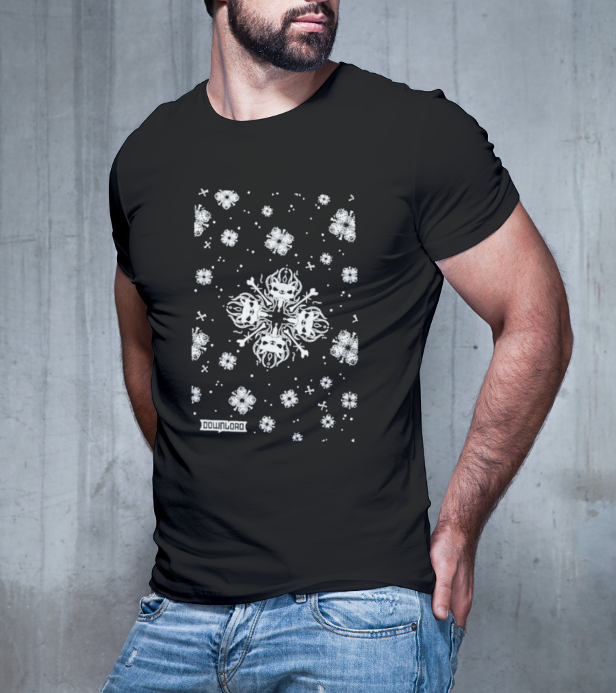 Download Festival Snowflake Pattern T-Shirt