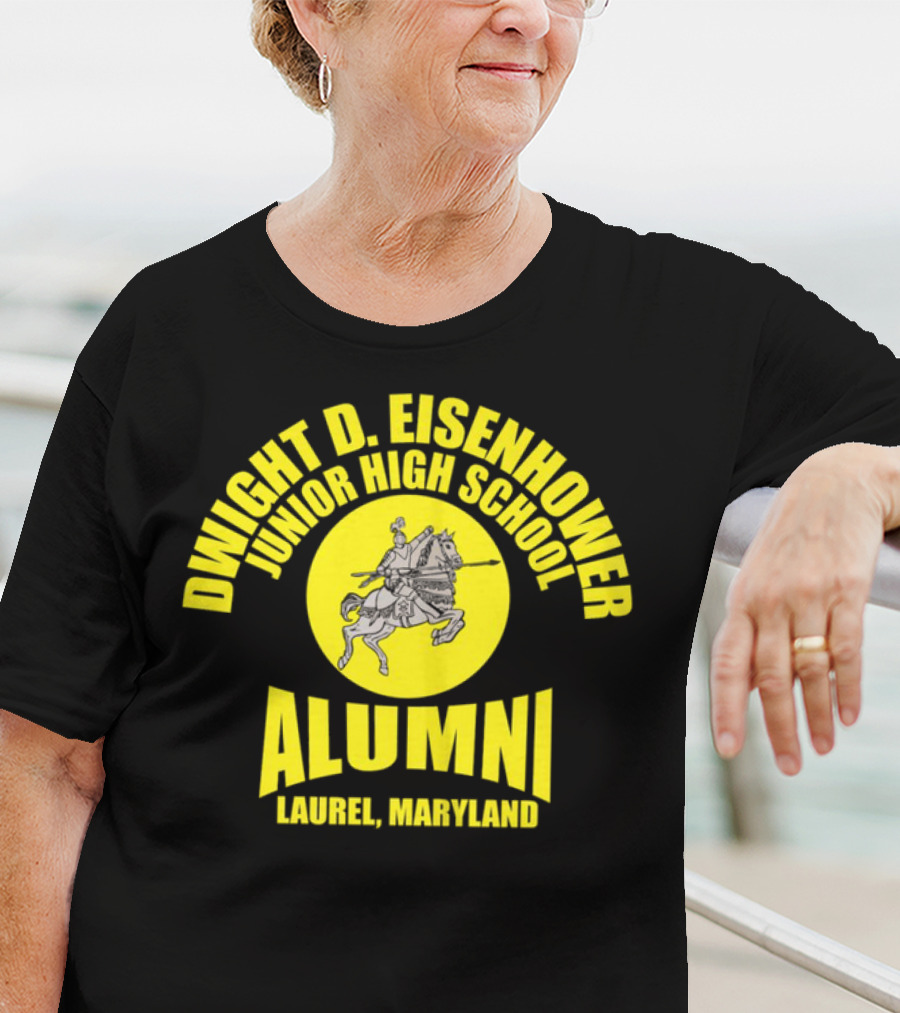 Dwight D Eisenhower Junior High School Alumni Laurel Maryland T-Shirt