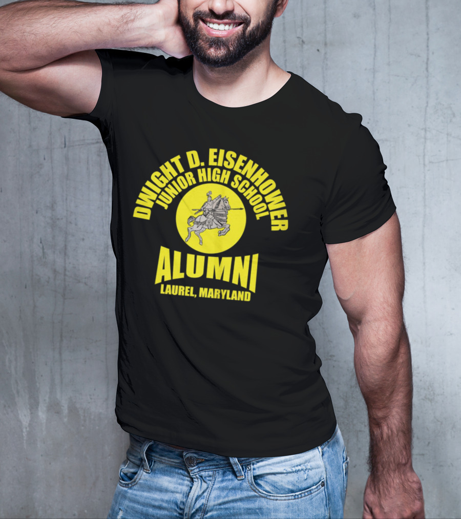 Dwight D Eisenhower Junior High School Alumni Laurel Maryland T-Shirt