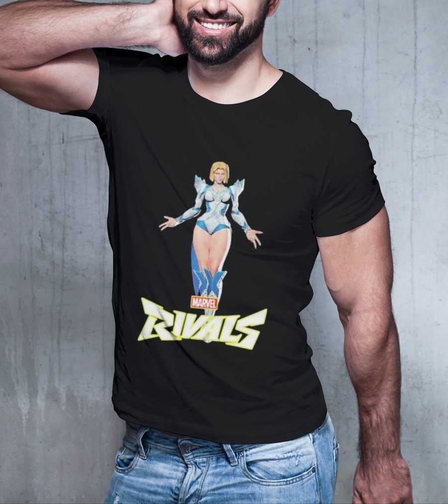 Emma Frost Marvel Rivals Season 2 Hellfire Gala Game Characters T-Shirt