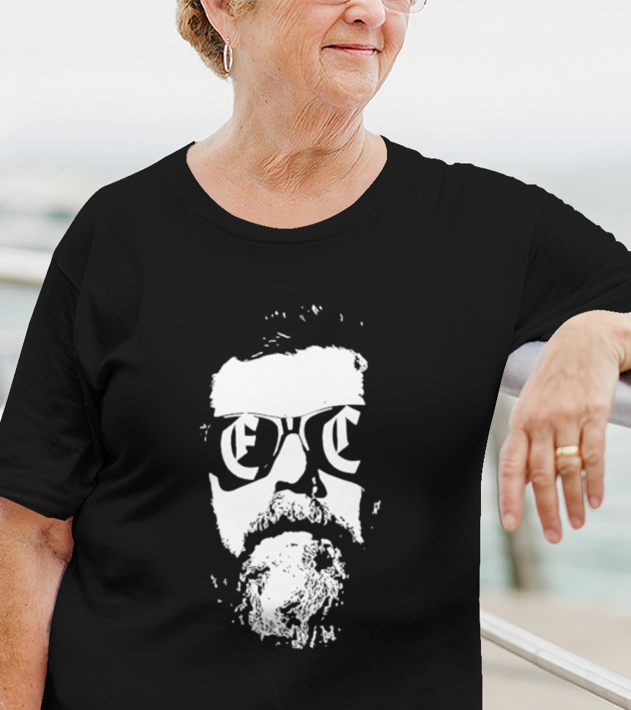 Erik Cohen Live Aus Der Vergangenheit II Abstract White Face With Sunglasses T-Shirt