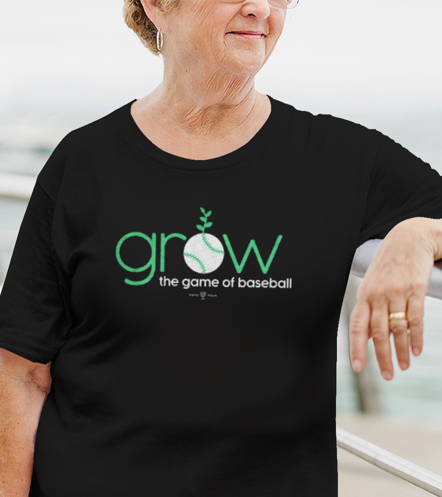 Grow The Game Of Baseball With Baseball Plant Graphic T-Shirt