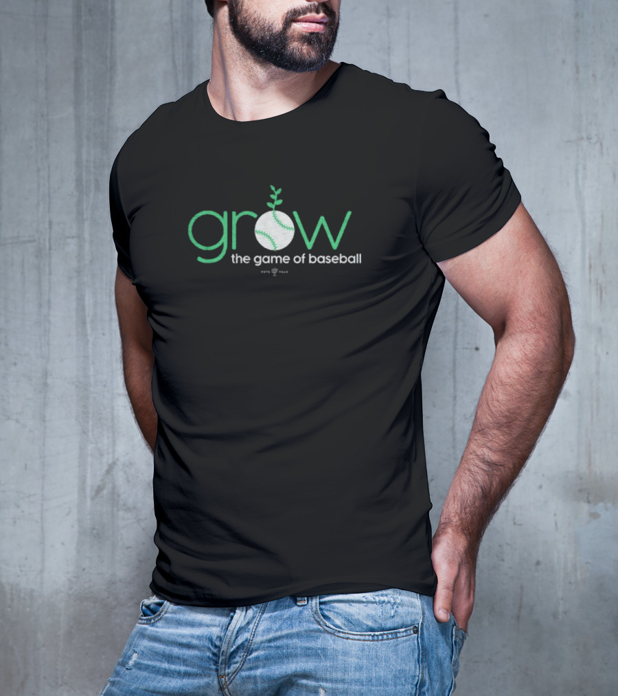 Grow The Game Of Baseball With Baseball Plant Graphic T-Shirt