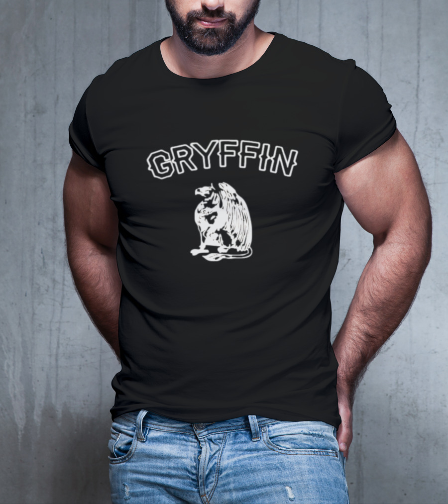Gryffin Eagle Mythical Creature Illustration T-Shirt