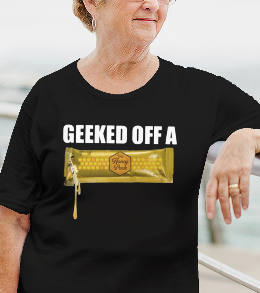 GE Geeked Off A Honey Pack Honeycomb Energy Pouch T-Shirt