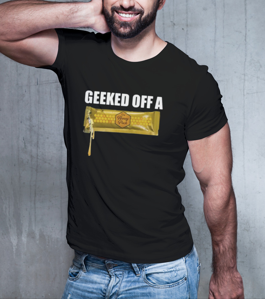 GE Geeked Off A Honey Pack Honeycomb Energy Pouch T-Shirt