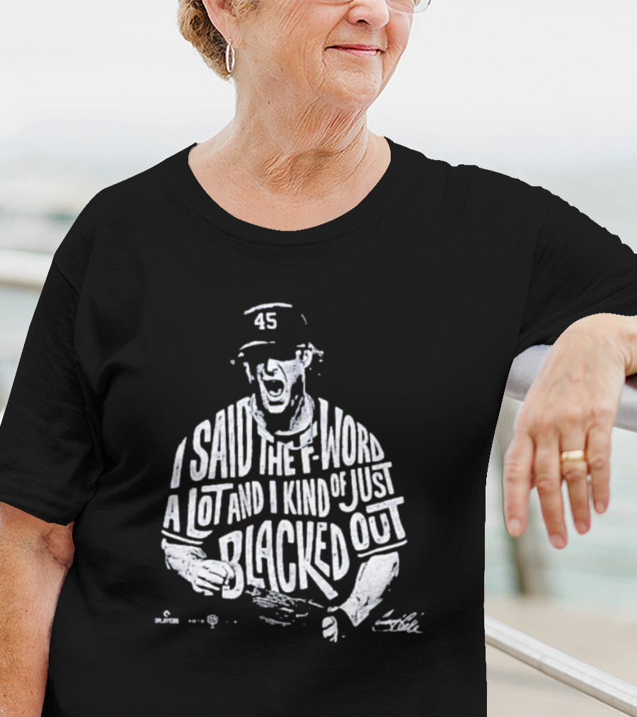 Gerrit Cole I Said The F-Word A Lot And I Kind Of Just Blacked Out Yankees 45 T-Shirt