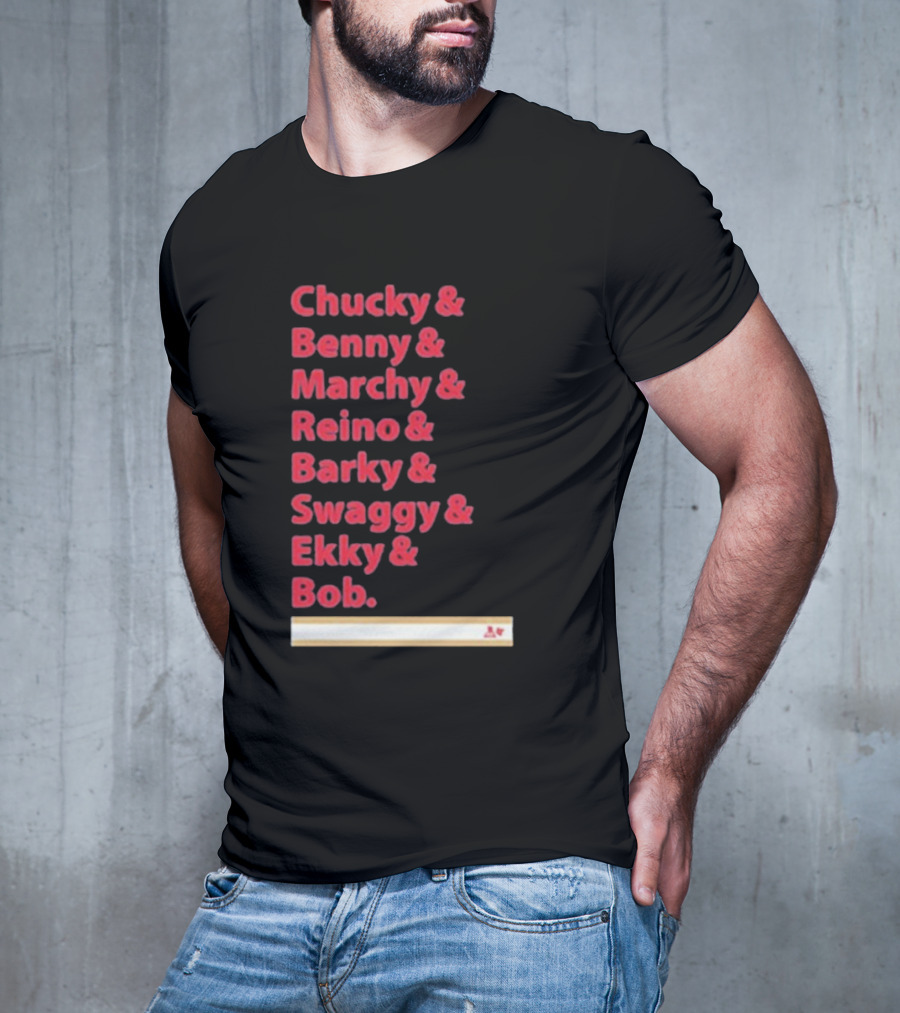 Florida Panthers Chucky Benny Marchy Reino Barky Swaggy Ekky Bob Names T-Shirt