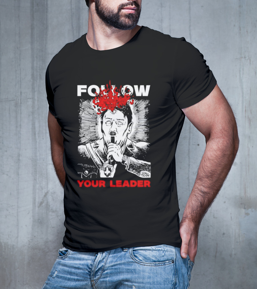 Follow Your Leader Diablo Macabre Skull And Flames T-Shirt