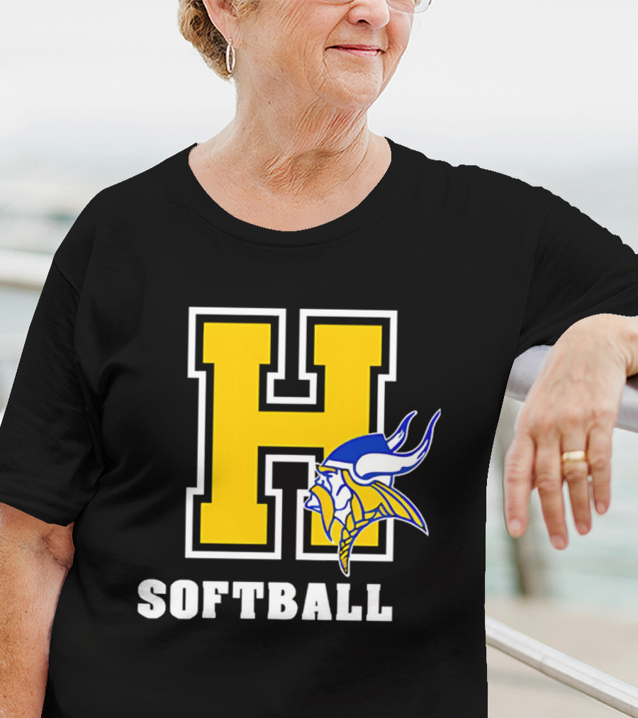 Francis Howell Vikings H Softball T-Shirt