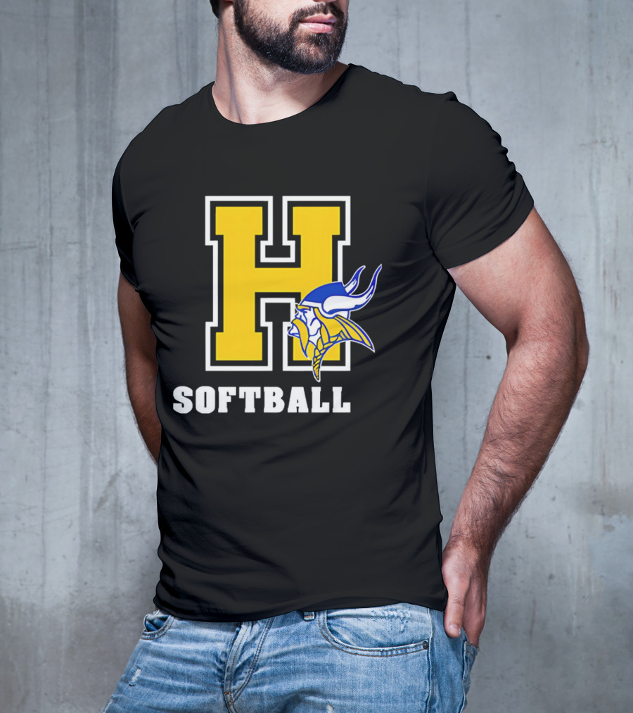 Francis Howell Vikings H Softball T-Shirt