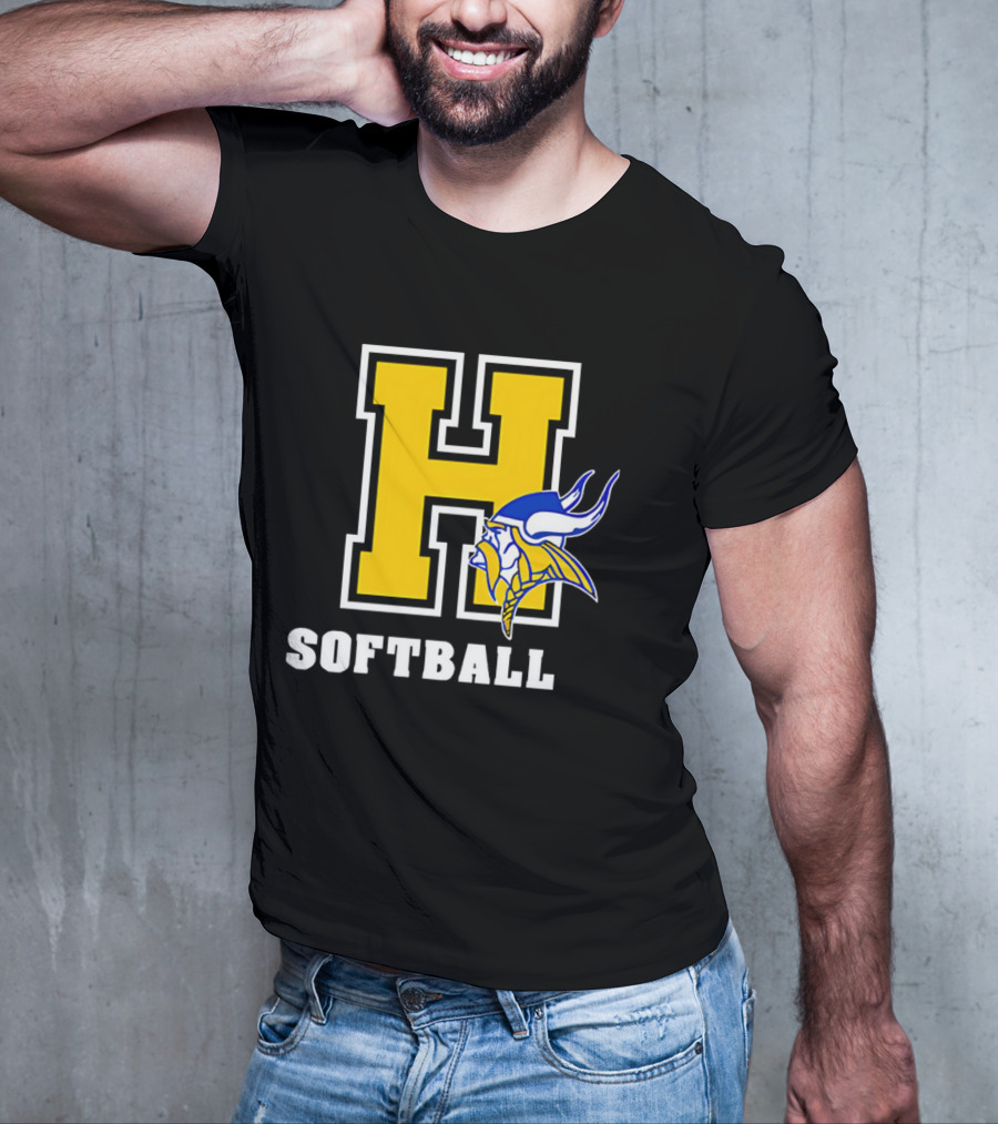 Francis Howell Vikings H Softball T-Shirt