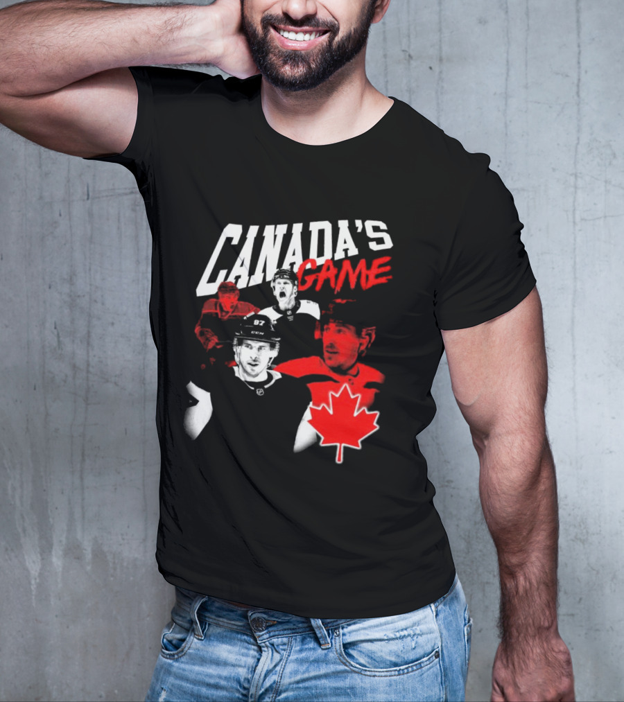 Canada's Game 4 Nations Team Maple Leaf T-Shirt
