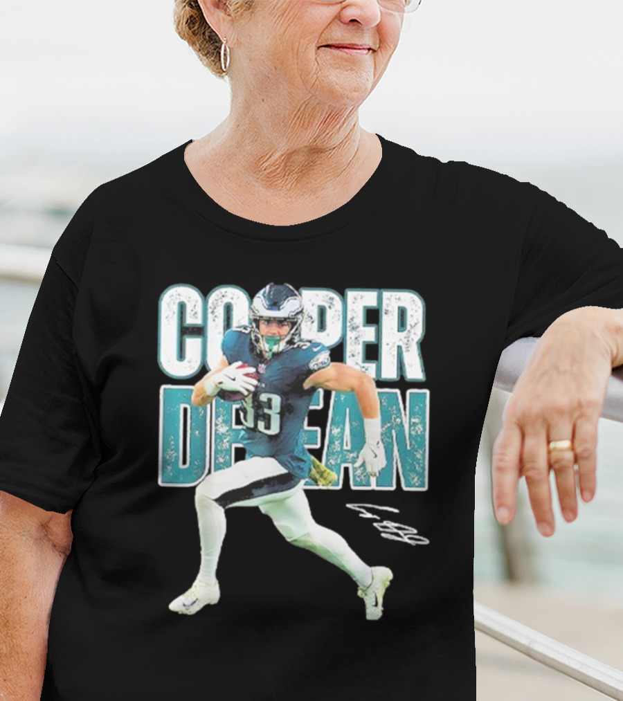 Cooper Dejean 33 Philadelphia Eagles Football Player T-Shirt