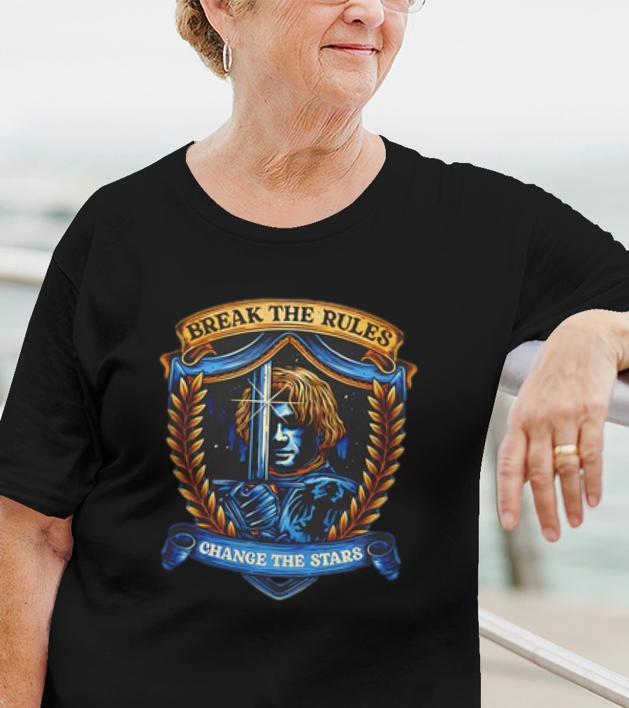 A Knight’s Tale Break The Rules Change The Stars Knight Emblem T-Shirt