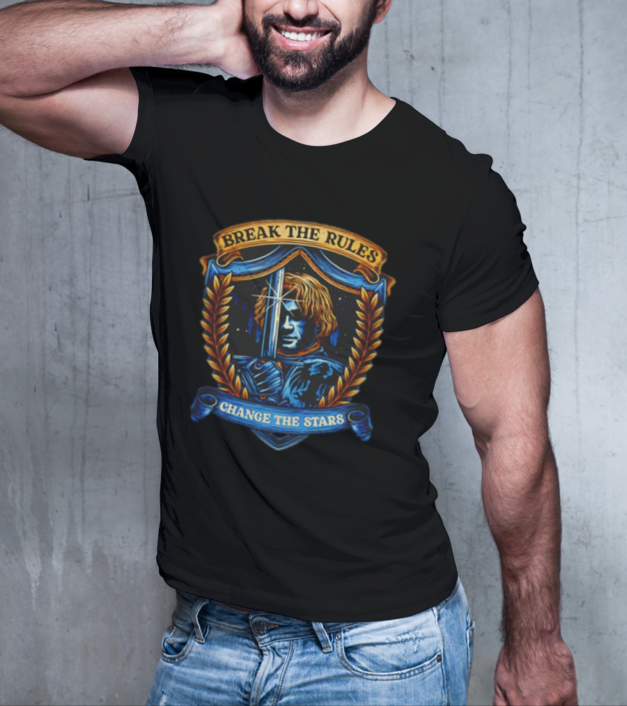 A Knight’s Tale Break The Rules Change The Stars Knight Emblem T-Shirt
