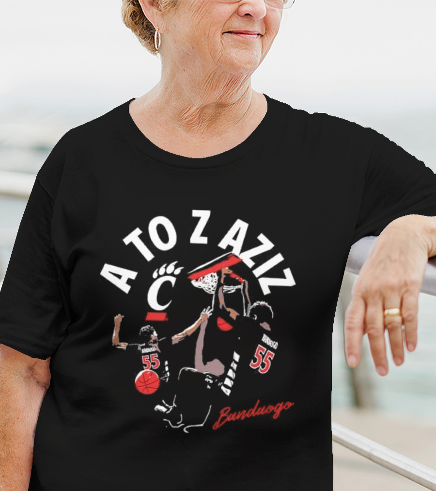A To Z Aziz Bandaogo 55 Basketball Stars T-Shirt
