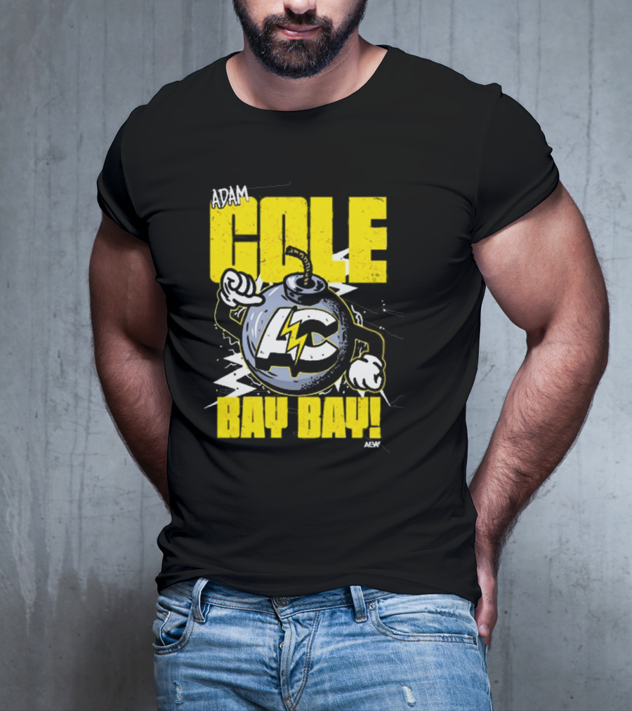 Adam Cole Bay Bay AC Bombs Away Comic Style T-Shirt