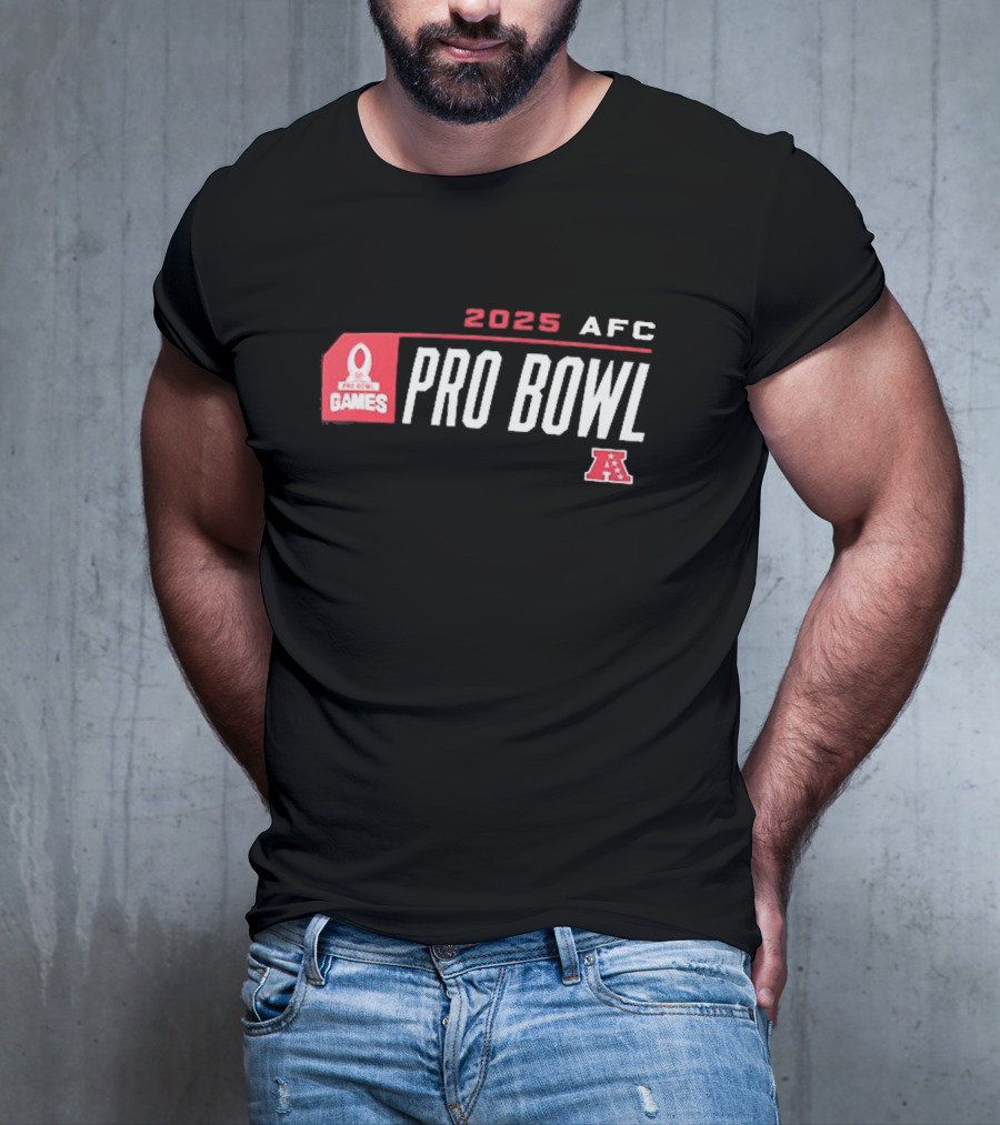 AFC 2025 Pro Bowl Games Pick-A-Player Event Logo T-Shirt